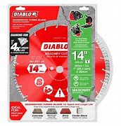 DIABLO 14 in. Diamond Segmented Turbo Cut-Off Discs for Masonry