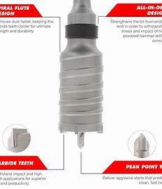 DIABLO 2-5/8 in. x 7 in. SDS-Max Carbide Tipped Coring Bit
