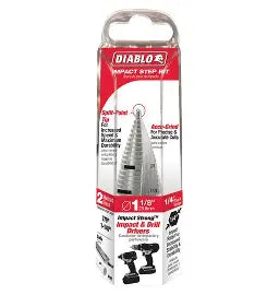DIABLO 7/8 in. to 1-1/8 in. Impact Step Drill Bit (17-Steps)