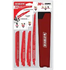 DIABLO Bi-Metal Reciprocating Saw Blade Set (14-Piece)