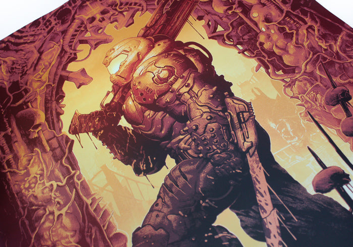 DOOM Eternal Variant by Gabz, 24" x 36" Screen Print
