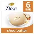DOVE BAR SOAP 6 pack "Shea Butter"
