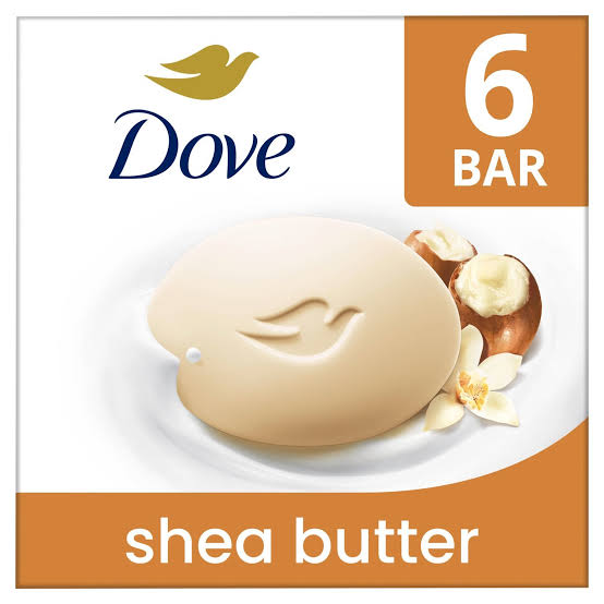 DOVE BAR SOAP 6 pack "Shea Butter"