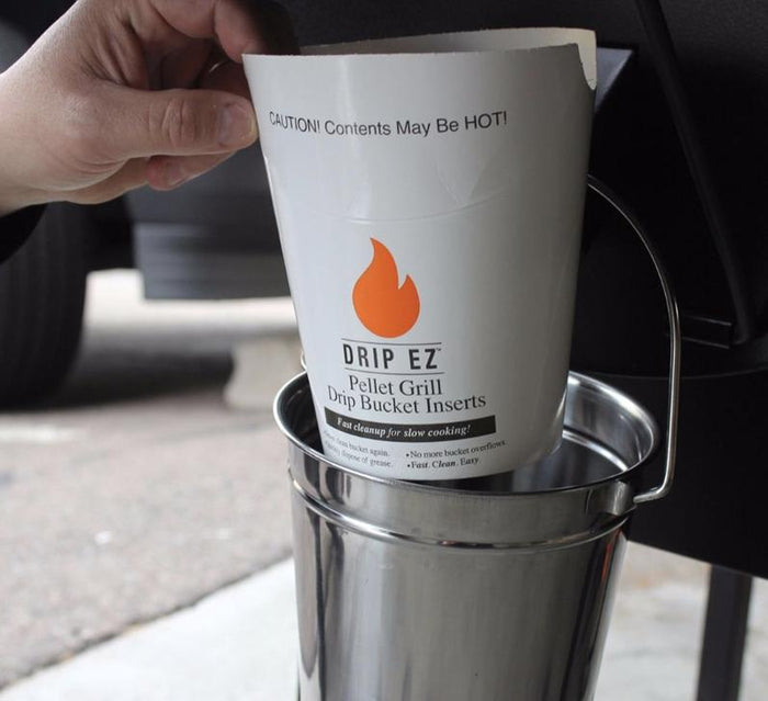 GMG Drip-Ez Pellet Grill Bucket Inserts - 3 Pack - bucket liner, drip bucket, drip-ez. GMG by FireFly Barbecue