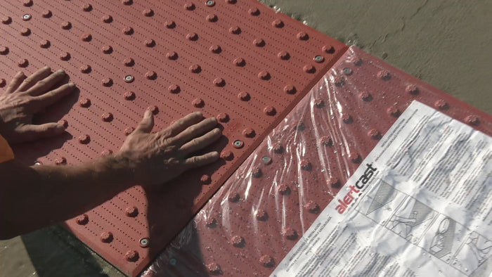 DWS AlertCast Cast in Place Replaceable Alert tiles
