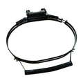 Primo grill hinge kit with black metal hinge and spring mechanism