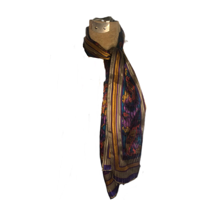 Elaine Gold Brand Floral Long Scarf