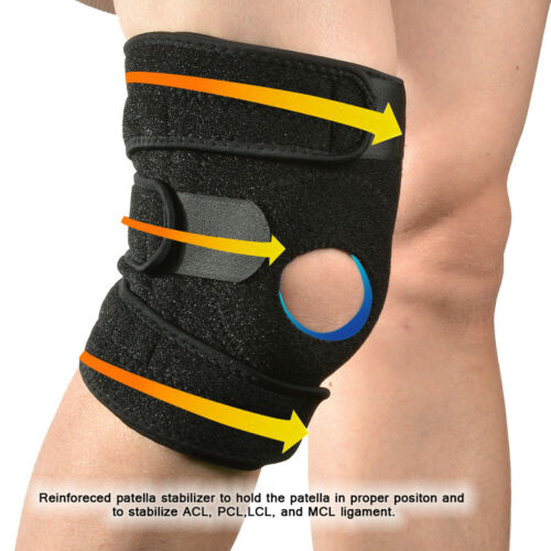 Elastic Knee Brace Fastener Support Guard Kneecap Non-slip Knee pads Gym Sports