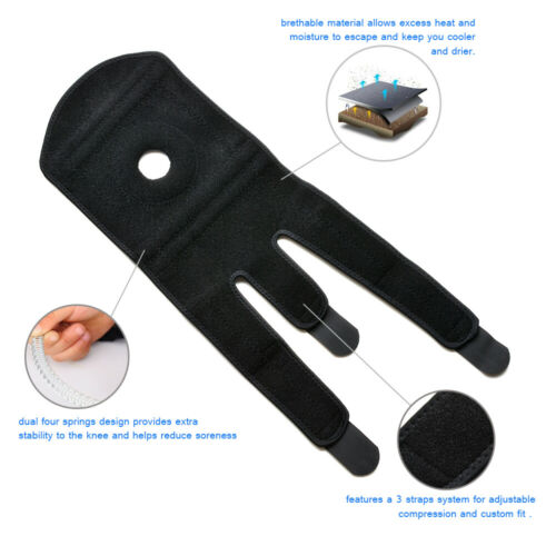 Elastic Knee Brace Fastener Support Guard Kneecap Non-slip Knee pads Gym Sports