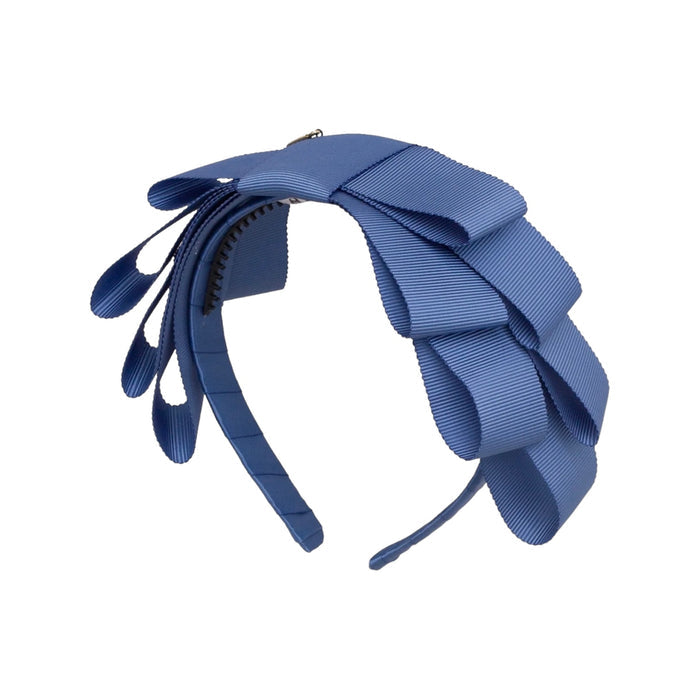 Ema Abundant French Blue Bow Headband