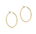 Enewton Round Gold Hoop