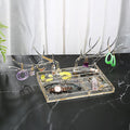 Epoxy Resin Silicone Molds Antlers Tree Branch Tray Jewelry Displayed Organizer for Necklace Earrings