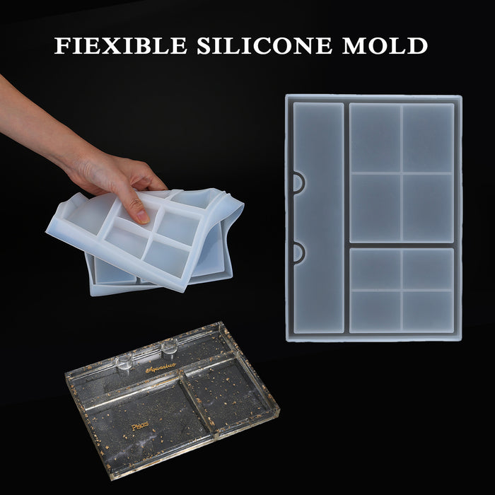 Epoxy Resin Silicone Molds Antlers Tree Branch Tray Jewelry Displayed Organizer for Necklace Earrings