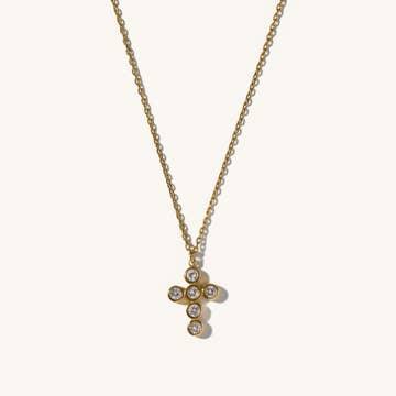 Faith Gem Cross Necklace