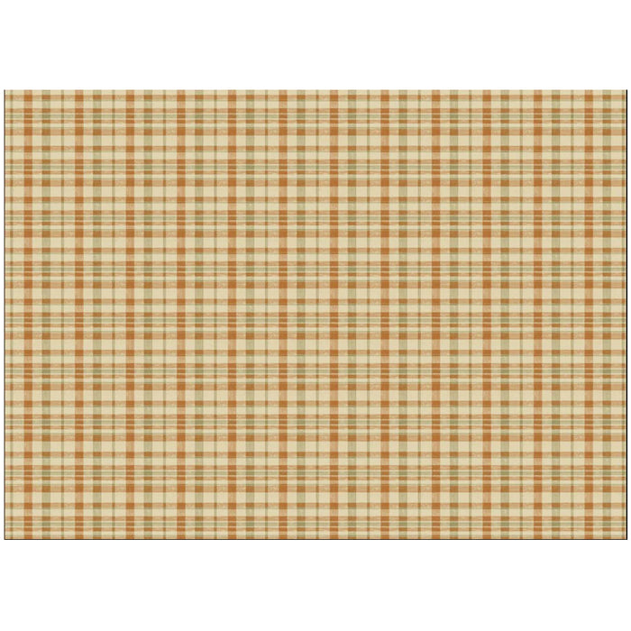 Roycycled Treasures Fall Plaid Decoupage Paper 30x 20 - Made in USA