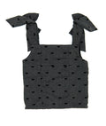 FBZ Girls Marlowe Gabardine Bow Tie Top Distressed/seasonal girls FBZ Flowers By Zoe Grey Y/6