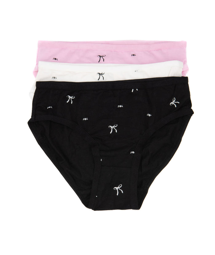 FBZ Girls Set of 3 Underwear Bows Accessories FBZ Flowers By Zoe Multi Y/XXS (5/6)
