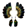 Feather wing cuff Earrings 1126