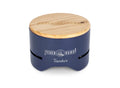 Feuerhand Tamber Table Top Grill with wooden lid in cobalt blue