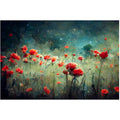 Whimsykel Designs Field of Poppies Decoupage Paper - 29" x 21" 18 LB