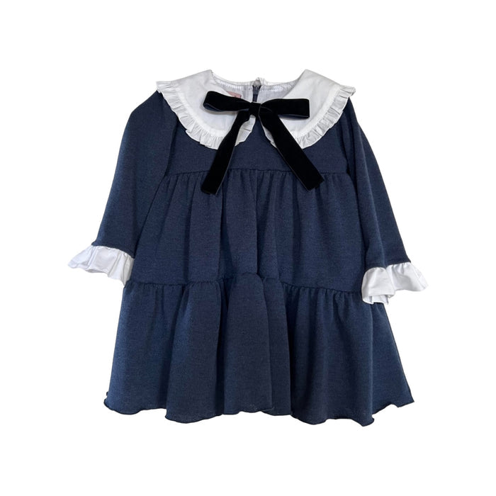 Filipa Navy Jersey Dress