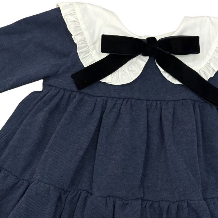 Filipa Navy Jersey Dress