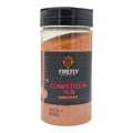 Firefly Competition BBQ Rub jar with black lid and spice inside