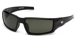 Forest Gray Polarized Lens With Black Frame Venture Gear Pagosa Safety Glasses Pyramex