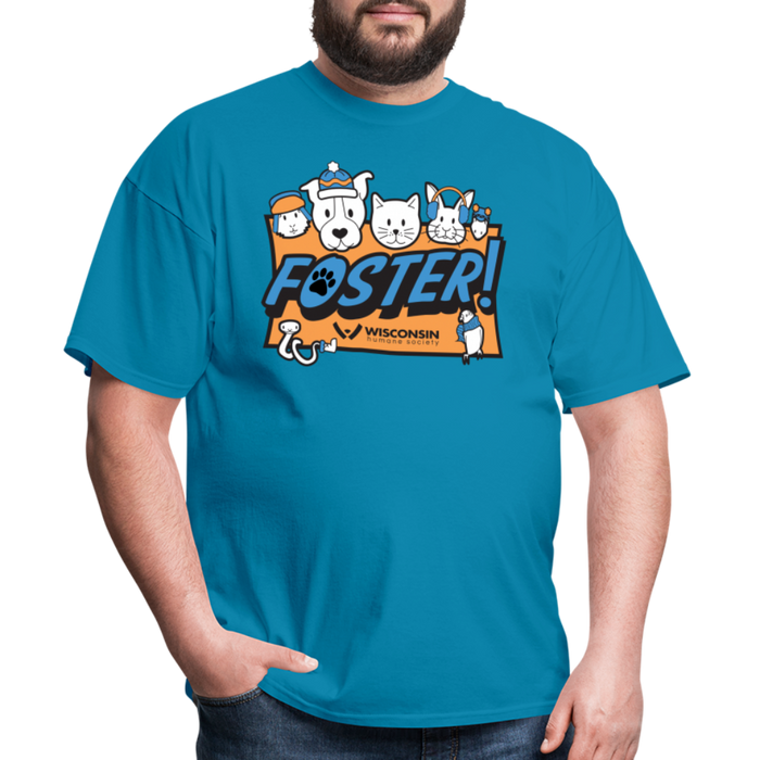 Winter Foster Logo Classic T-Shirt - turquoise