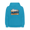Foster Winter Logo Kids' Hoodie - turquoise