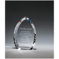 Freestanding Crystal Flame with Jeweled Edge - Schoppy's Since 1921