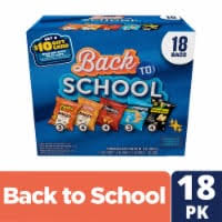 FRITO LAY SNACK PACK 18 count "Back to School"