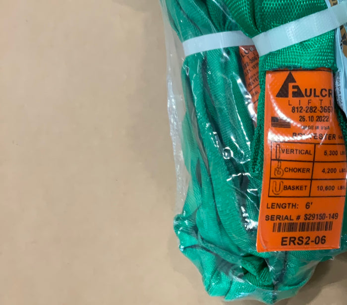 Fulcrum Green Polyester Endless Round Sling