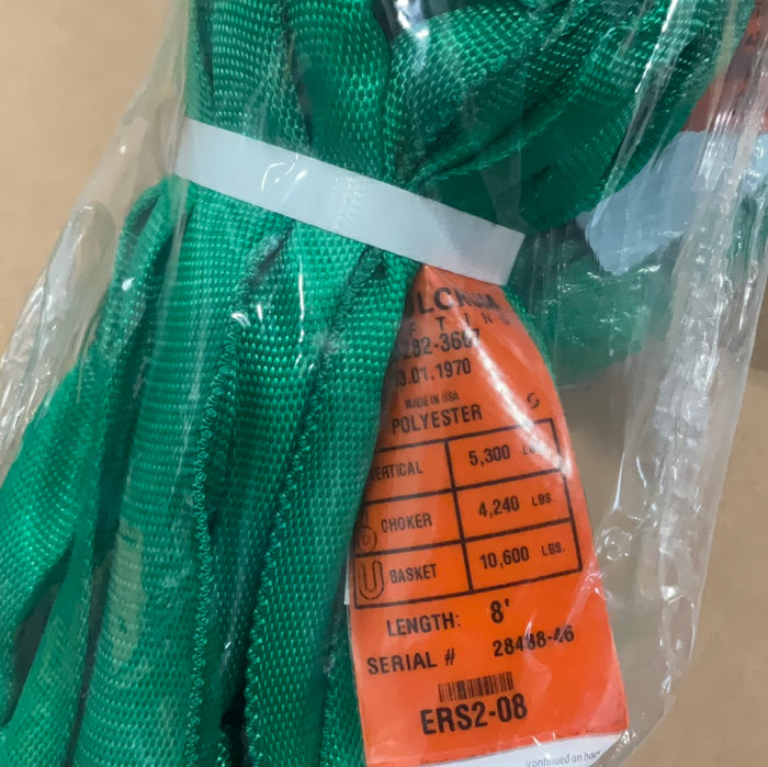 Fulcrum Green Polyester Endless Round Sling