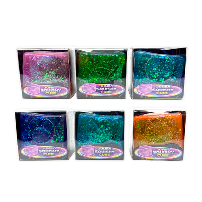 Fun Doh JUMBO Squishy Cube Assortment - 6/Display: