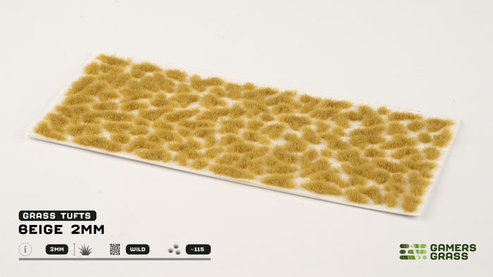 Gamers Grass | Grass Tuft | Beige (2mm)
