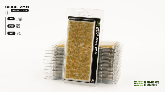 Gamers Grass | Grass Tuft | Beige (2mm)