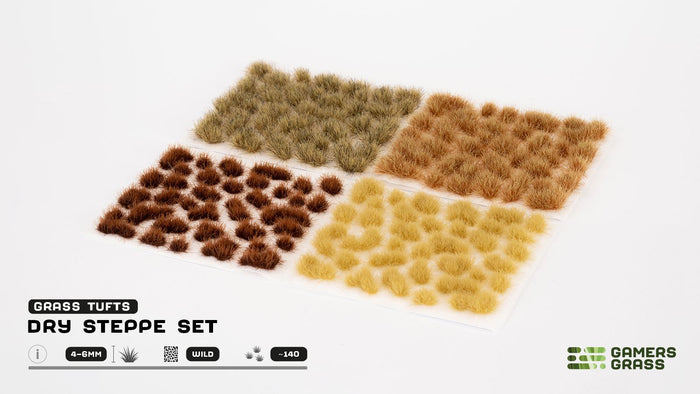 Gamers Grass | Grass Tuft Set | Dry Steppe