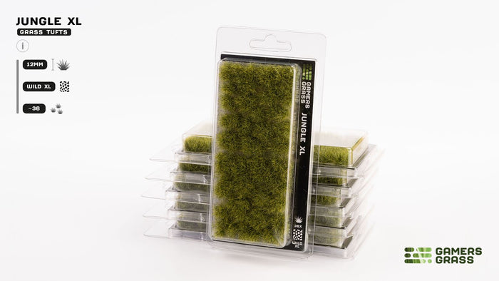Gamers Grass | Grass Tuft XL (12mm) | Jungle