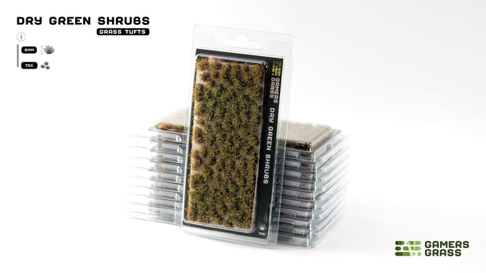 Gamers Grass | Shrub Set | Dry Green