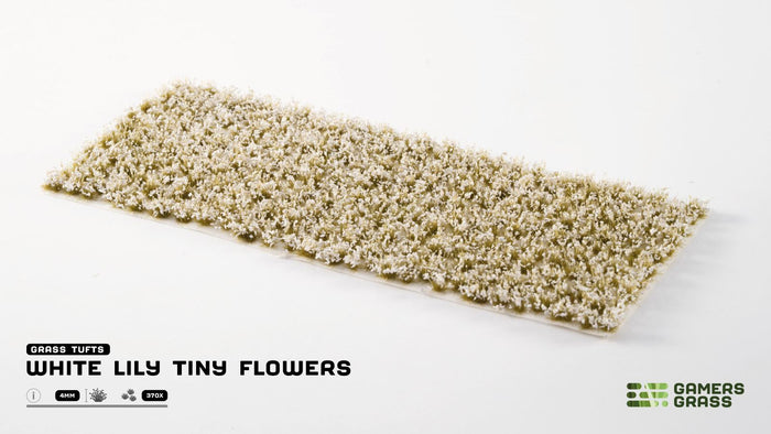 Gamers Grass | Tiny Flower Tuft Set | White Lily