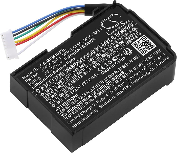 Angled view of MGC-BAT1 replacement battery
