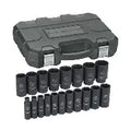 Gearwrench 19 Pc 1/2" Dr 6 Pt SAE Deep Impact Set