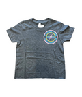 Girls Canyon Creek Nation Stamp Charcoal Grey Camp Tee Distressed/seasonal girls Frankie's Exclusives Charcoal Grey Y/S (6/8)