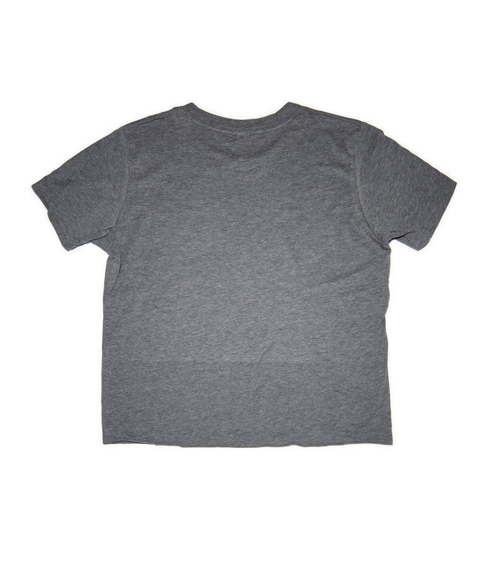 Girls Kamaji Nation Stamp Charcoal Grey Camp Tee Distressed/seasonal accessories Frankie's Exclusives