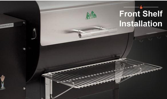 Green Mountain Grill Front Shelf for Daniel Boone Pellet Grill - gmg, gmg grills, green mountain grills. GMG by FireFly Barbecue