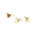 Gold Heart Fasteners | Gold Heart Brads | Mini Metal Paper Fasteners - Gold Heart - 100 Pieces/Pkg. (nmci91033)
