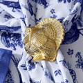 Golden Turkey Napkin Ring