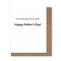 Golf Father's Day Card