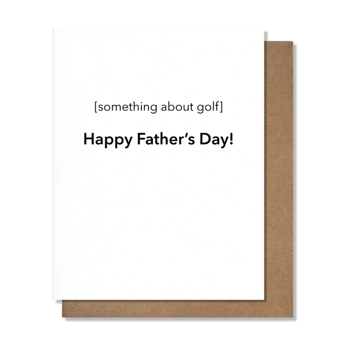 Golf Father's Day Card